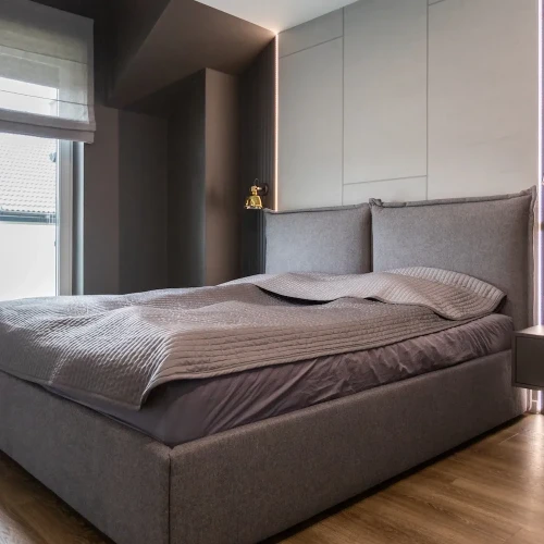 Stylowa sypialnia z garderobą